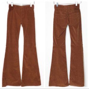 Free People Pull On Corduroy Flare Pants